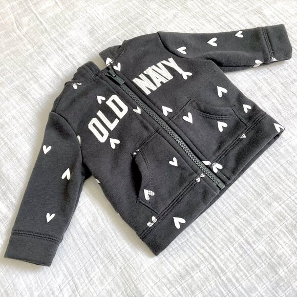 2/$20 Unisex Old Navy Baby Hoodie 0-3M - Picture 2 of 7